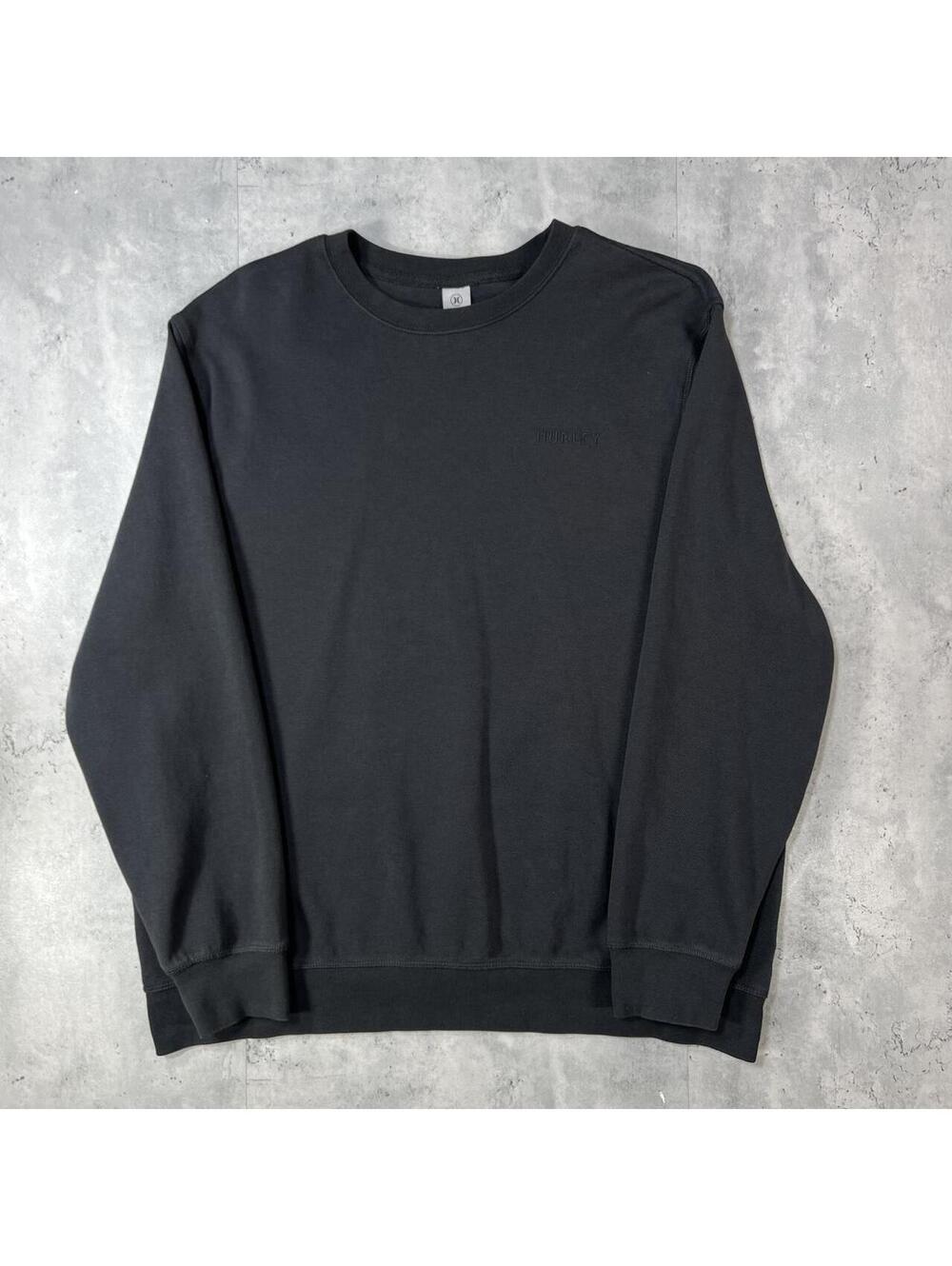 Y2K Gray Hurley Grunge Knit Sweater